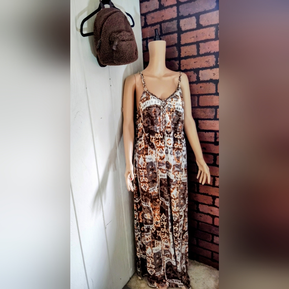 BUNDLE OF 2!! Sonoma, EUC  Patterned Maxi Dress & NWT Mini Backpack